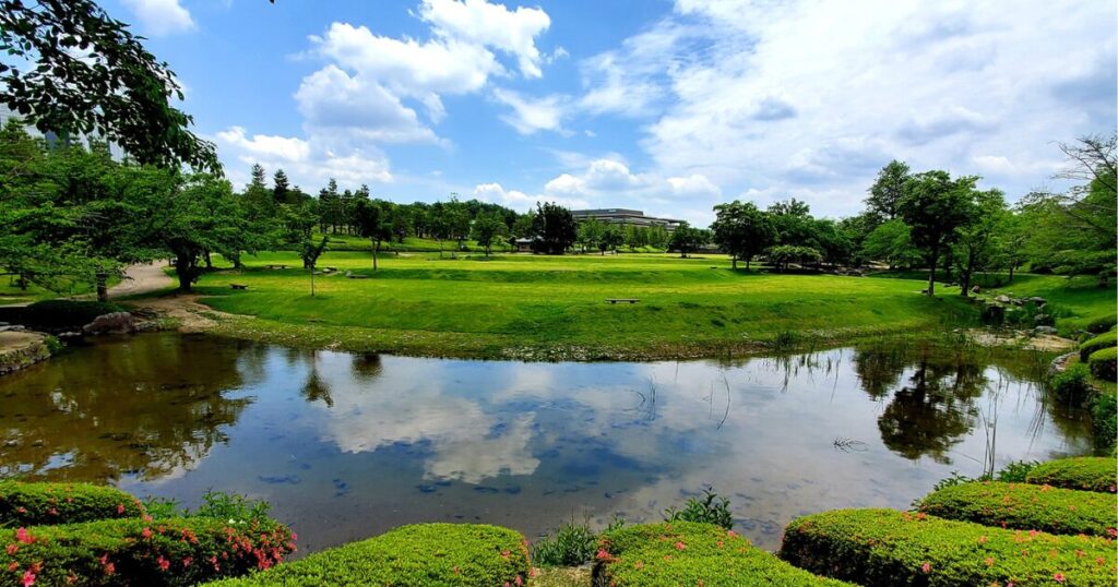 けいはんな記念公園の無料エリアの画像